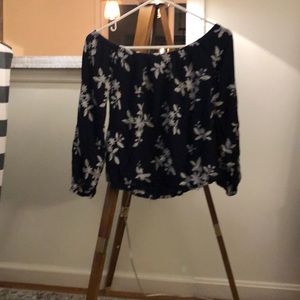 cute off the shoulder shirt